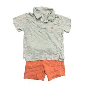Toddler Boy 3T Summer Outfit – Baby GAP Polo + Cat & Jack Shorts